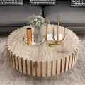 Modern Minimalist Circular Coffee Table 31.4''