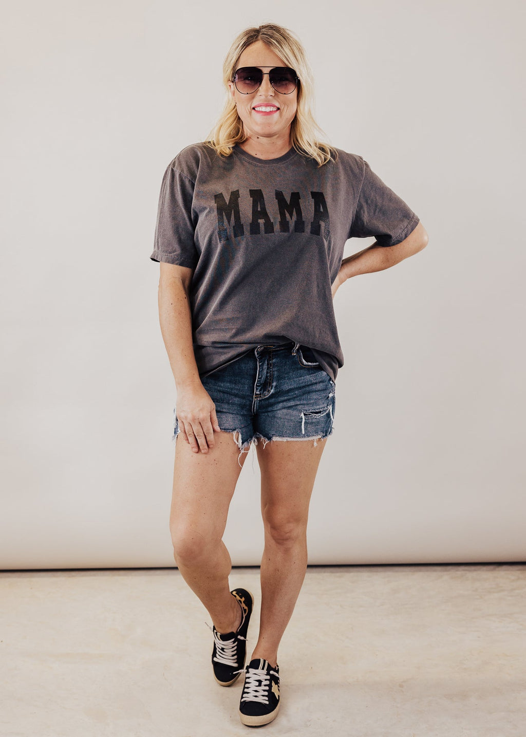MAMA Tee *Pepper (S-3X)