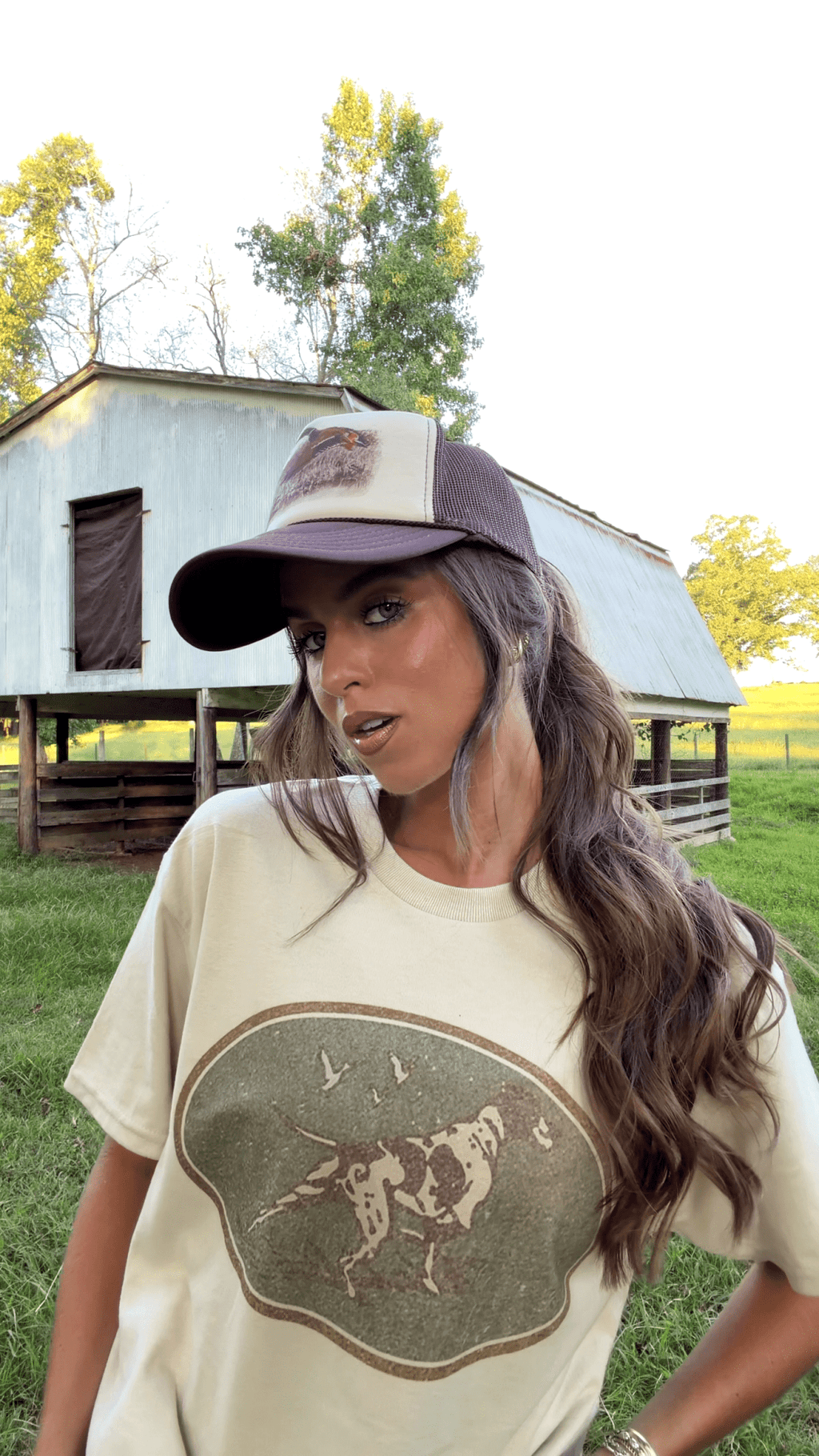 Western Hunt Dog Graphic Tee